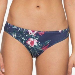 NWT Roxy Dark Blue Arizona Dream 70's Bikini Bottoms